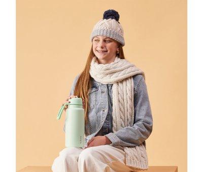 Gourde Isotherme avec Bec Rabattable et Anse 1 L Spearmint