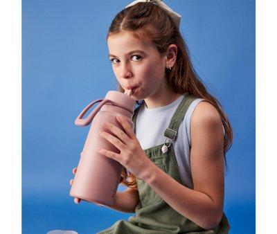 Gourde Isotherme avec Bec Rabattable et Anse 1 L Berry Smoothie