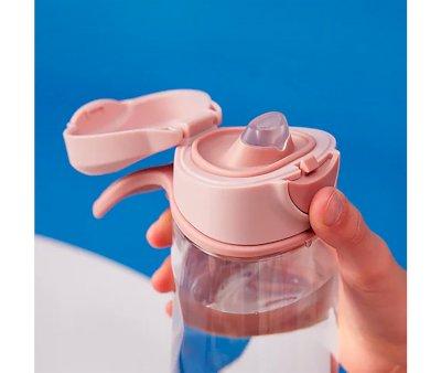 Botella de Tritn con Boquilla y Asa 450 ml Blush Crush