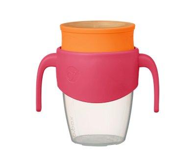 Copo de Aprendizagem 360 com Fecho Hermtico e Pegas Strawberry Shake