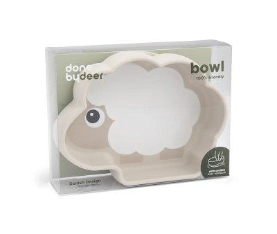 Piatto Fondo Antiscivolo Silicone Stick&Stay Sheepy Sand