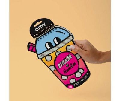Libro de Pegatinas por Nmeros Bubble Tea