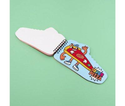 Libro Attivit OMY Sticker by Number Sneakers