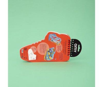Libro Attivit OMY Sticker by Number Sneakers