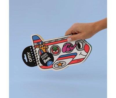 Libro Attivit OMY Airplane + Stickers