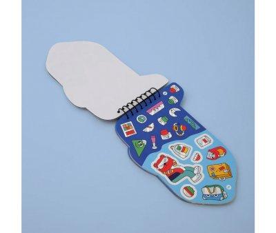 Libro Attivit OMY Airplane + Stickers
