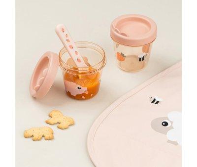 Pack de 2 Rcipients Porte Aliments Tiny Farm Powder