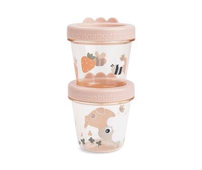 Pack de 2 Rcipients Porte Aliments Tiny Farm Powder