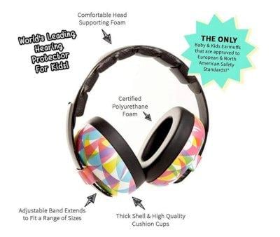 Casque Anti-bruit Baby 3-24 mois Graffiti