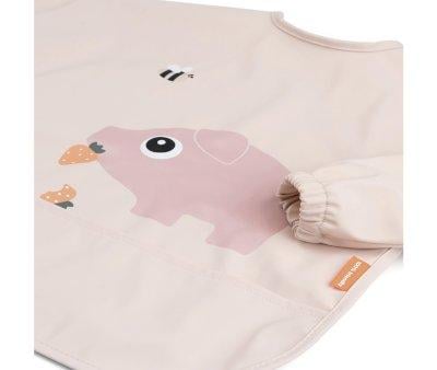 Babete com mangas Personalizvel 
Tiny Farm Powder 6 a 18 m