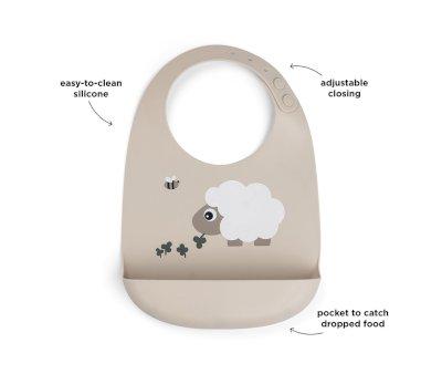 Babete silicone Sheepy