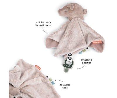 Doudou Attache-sucette Pigee