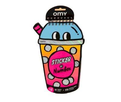 Libro de Pegatinas por Nmeros Bubble Tea