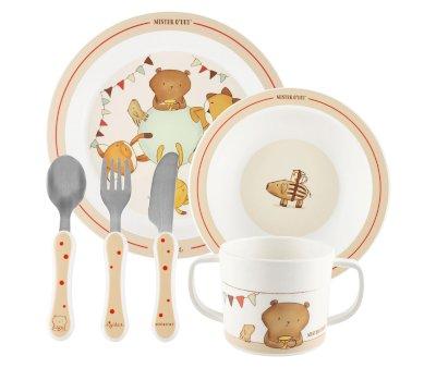 Ensemble de Vaisselle Mister O\'Lui & Friends Beige