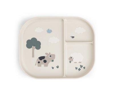 Piatto Foodie Divisorio Tiny Farm Sand