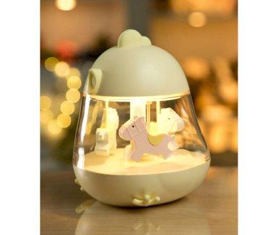 Carillon Carosello con Luce Chicklet Giallo