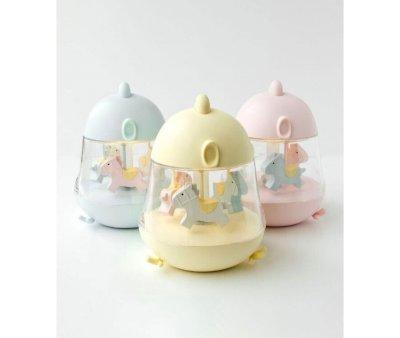 Carillon Carosello con Luce Chicklet Giallo