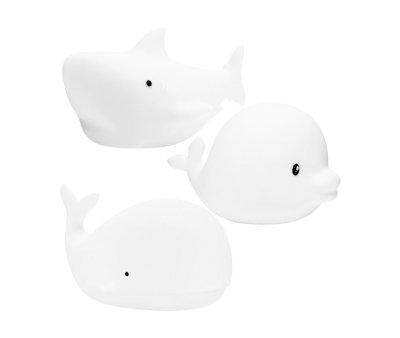 Set 3 Mini Luci Led Ocean Delfino, Balena, Squalo