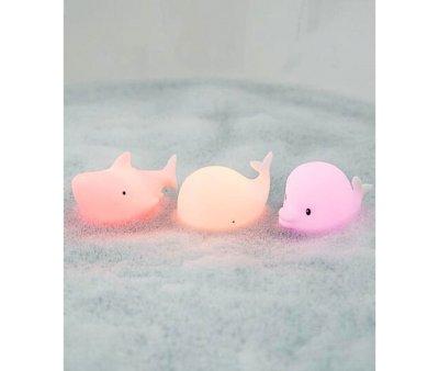 Set 3 Mini Luci Led Ocean Delfino, Balena, Squalo