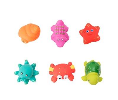 6 Brinquedos de banho Shellfish