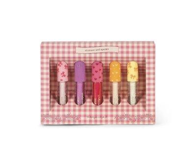 5 Lucidalabbra Aromatizzati Frutta Multi Glitter