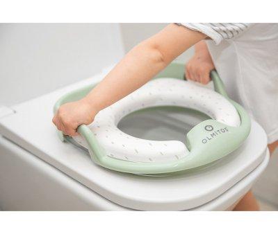 Asiento Reductor WC Acolchado con Asas Dots