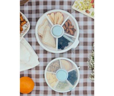 Lunchbox Snack Spinner Flip Macaron Blue