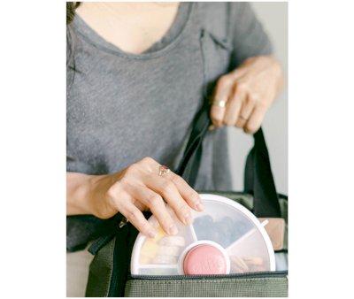 Lunchbox Snack Spinner Flip Coral Pink
