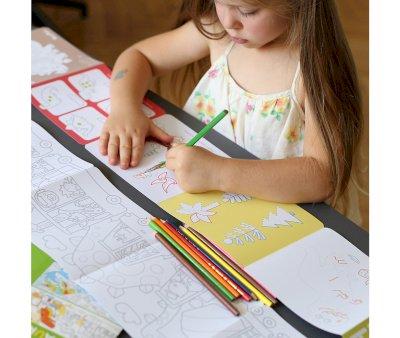 Livro para colorir de dinossauros Looong