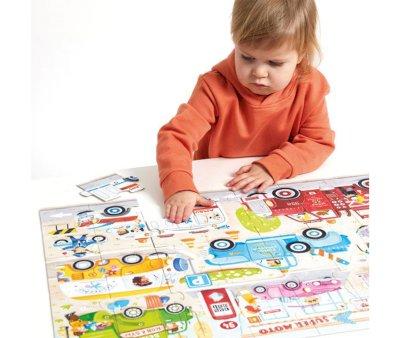 Puzzle Jumbo Moto Cars