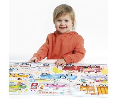 Puzzle Jumbo Moto Cars