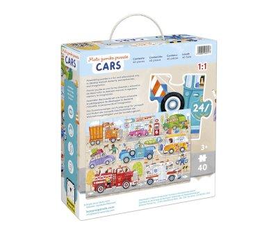 Puzzle Jumbo Moto Cars