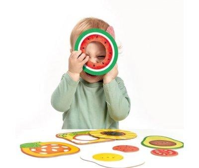 Meu primeiro quebra-cabea de comida