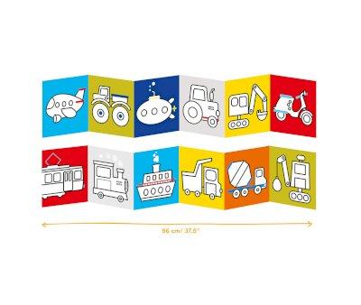 Libro da Colorare Looong Vehicles
