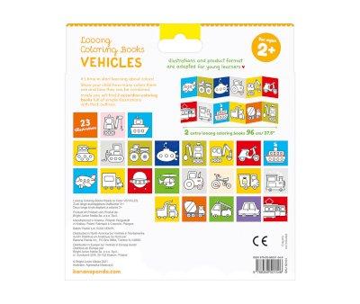 Libro da Colorare Looong Vehicles