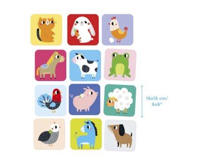 Gioco di Memoria XXL Farm Animals