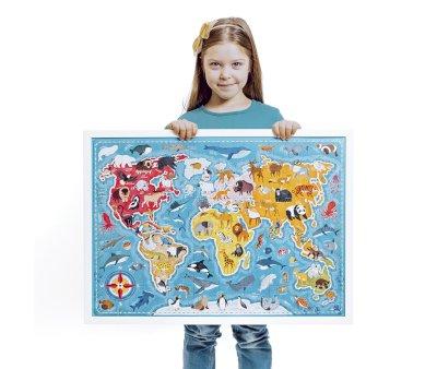 Puzzlove Animali del mondo 60 pezzi