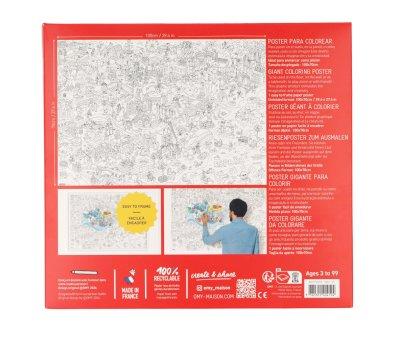 Poster XL da Colorare OMY Spagna