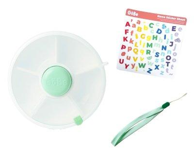 Snack Spinner Lunchbox + Straps + Aucolantes Gbe  Verde Menta