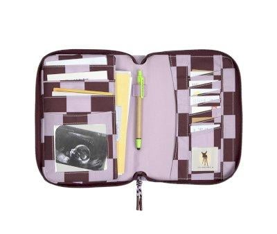 Porte-documents Deep Red/Lavender