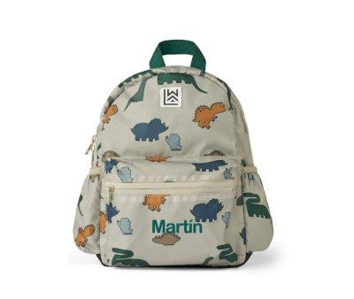 Mochila Infantil Personalizable Andreas Dinosaurs Mist