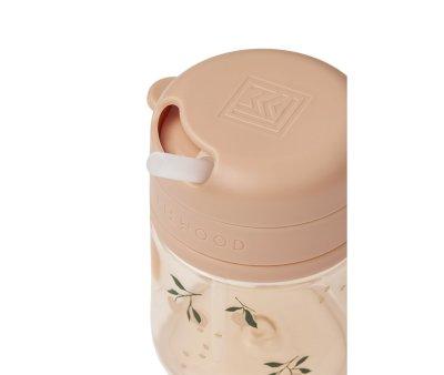 Copo Tritan com palhinha Pavia 280 ml Peach / Sea Shell