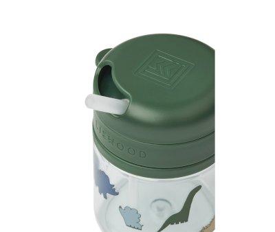 Copo Tritan com palhinha Pavia 280 ml 
Dinosaurs / Mist