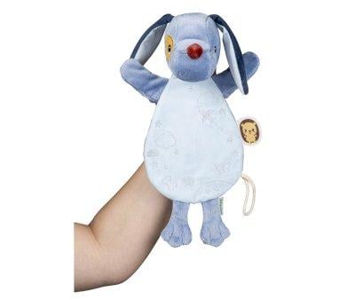 Jules le Chien Doudou Marionnette et Attache-sucette Phosphorescent