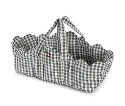 Couffin pour Poupe Blue Check