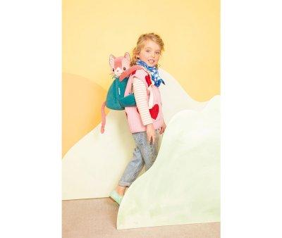 Sac  Dos Doux Jeanne le Chat