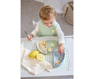 Set 3 Piatti Silicone Happy Fruits Lemon