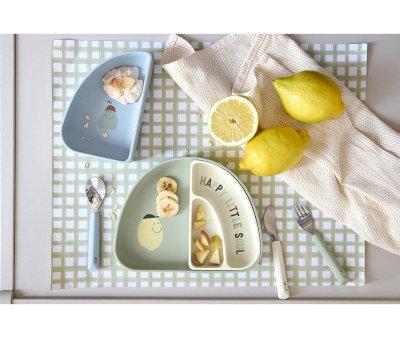Set 3 Piatti Silicone Happy Fruits Lemon