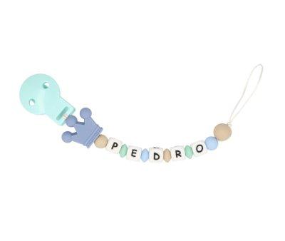 Portaciuccio Silicone Personalizzato Prince Blue