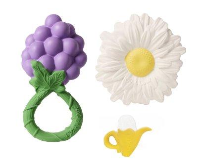 Gift Pack Newborn Rattle Grape